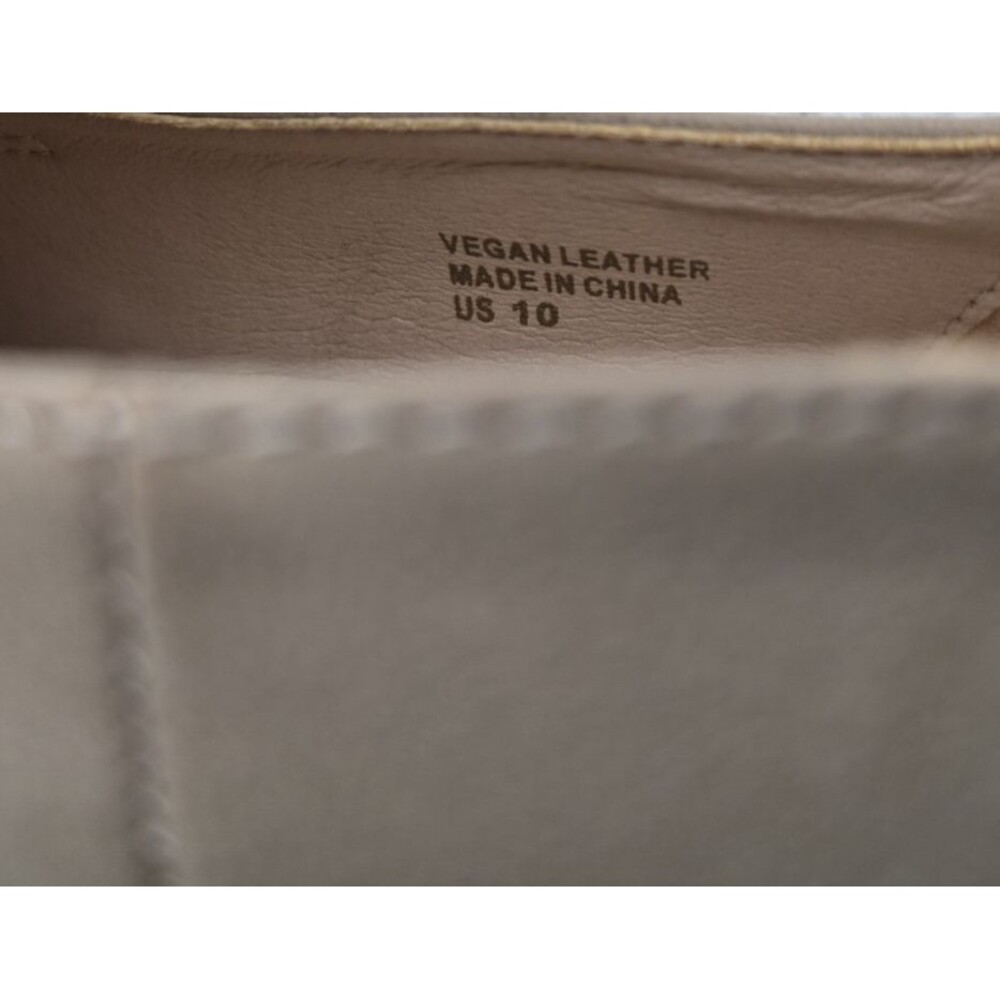 Oasis Society Chunky Heeled Platform Beige Shoes Size 10 new without box - Picture 7 of 7